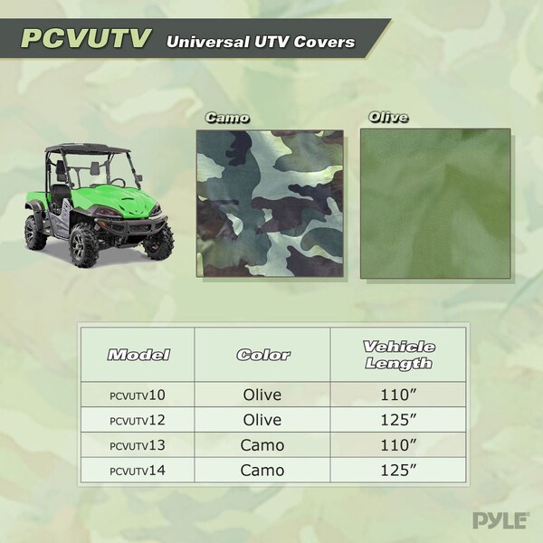 Utv Cover With Cabin, Olive